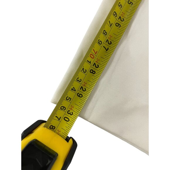 Zara Womens Pants S Ivory Pleated Straight Leg Trousers High Waist 9072/580 NWT - Picture 15 of 16